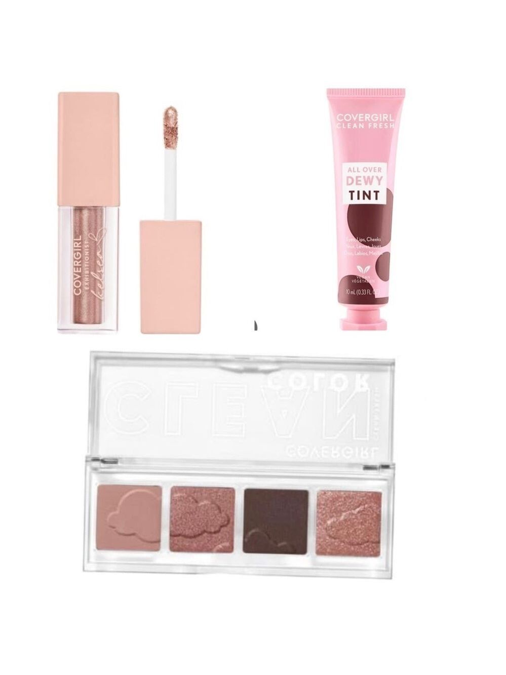 Cool Berry Eyeshadow Liquid Eyeshadow and All Over Dewy Tint